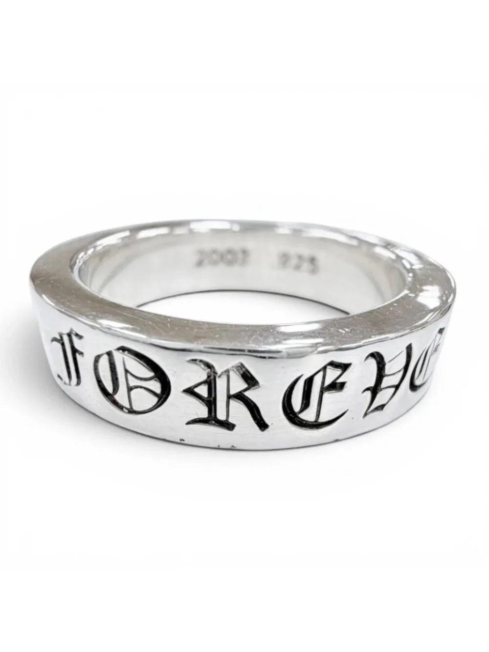 Chrome Hearts Spacer Forever Ring 925 Silver